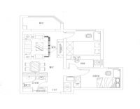 沉醉浪漫爱琴海 87平地中海风格二居室