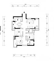 随性自在无拘无束  120平美式田园风格