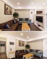 随性自在无拘无束  120平美式田园风格