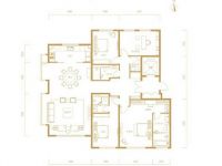 泰禾金府大院197㎡美式轻古典4室2厅