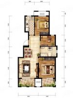 首开香溪郡90㎡北欧混搭工业风