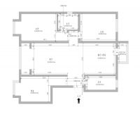 北京大学教师住宅-简欧风格装修效果图