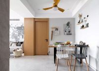 原木色+黑白灰，这套80平米的北欧风太有范了