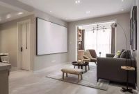 北欧风格装修效果图，投影墙释放年轻色彩！