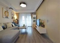 77㎡的简约风二居室，卫生间里做了个大浴缸