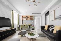 三居现代简约风格装修效果图，年轻时尚有质感