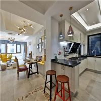 120㎡地中海混搭风格装修，清新暖意舒适美居