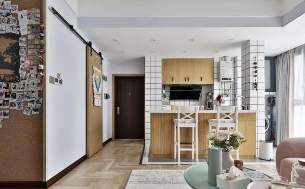 简约北欧风格两居室装修效果图，简单温馨！