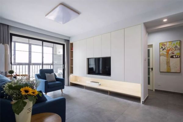 90平米现代北欧三居室简洁舒适而且很实用