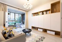 90平米储物兼美观的北欧两居室装修