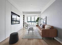 88平的简约风小户型二居室，黑白灰的设计