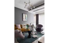 110㎡简欧复古混搭风，深色调搭配