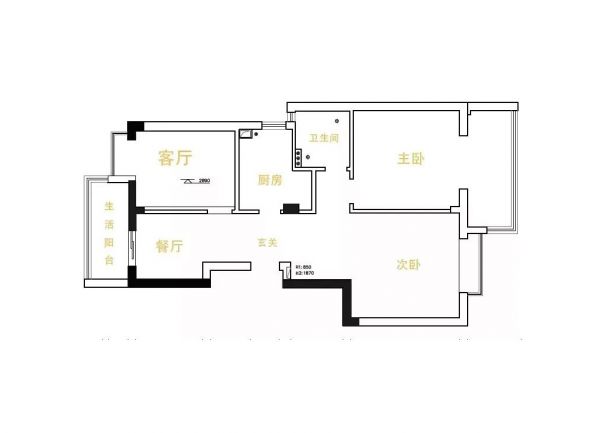 86m?新房，拆改几面墙，完工效果赞爆了！