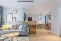 98㎡北欧风格装修效果图，清新舒适小三房装修