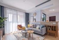 98㎡北欧风格装修效果图，清新舒适小三房装修