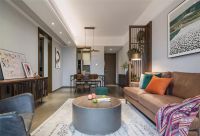 现代风格装修效果图，都市质感格调满满。