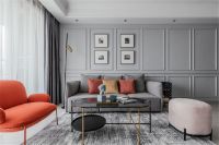 125㎡简约风住宅，高级灰营造轻奢时尚感