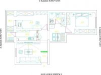上地东里 78平米田园装修效果图