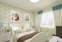 上地东里 78平米田园装修效果图