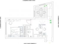 旭辉奥都 58平米日式装修效果图