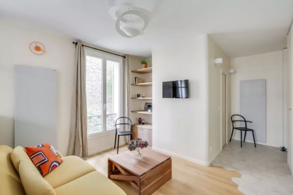 35平方长条形单身公寓怎么装修——空间明亮通