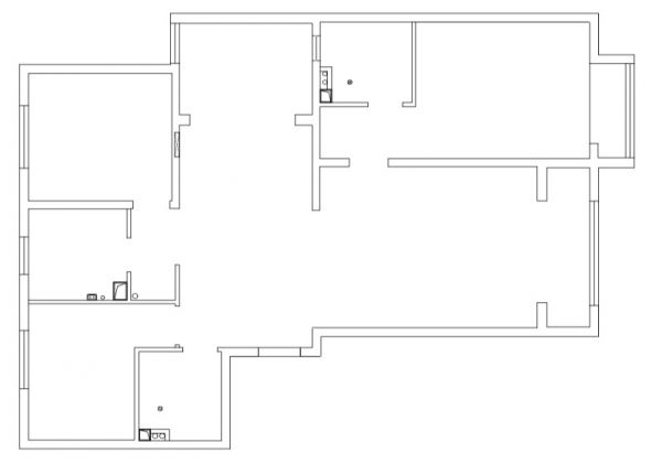 130平米现代三居室装修案例