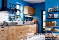 彩色厨房横扫沉闷 六款时尚开放式厨房装修
