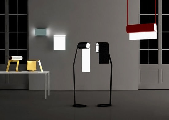 recto-verso lamp collection bina baitel studio designboom