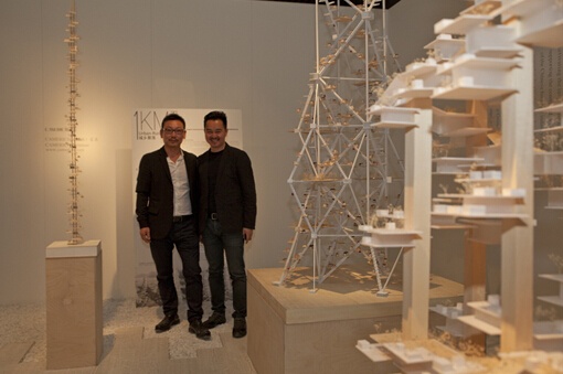 锐驰销售总监徐吉存先生（左）和标准营造首席设计师张轲先生（右）