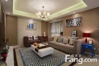 112平现代简约混搭软装 客厅装修大气时尚