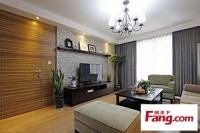 夫妻装修美式风格混搭婚房 软装搭配收纳超强