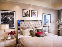 浪漫满屋单身女性一居室 米白色为主的温馨家装