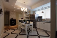 15万精心打造94平简约浪漫婚房家装案例效果图