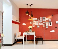 75平开放式简约一居室 甜美小清新家装设计案例