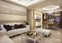 自然与奢华元素结合 休闲混搭大户型设计