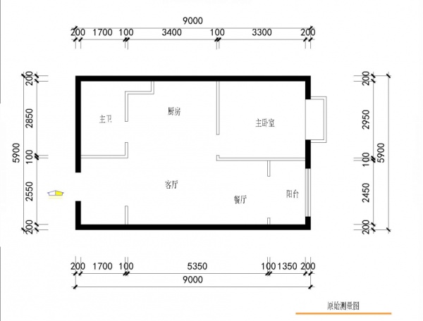 北京华贸城-一居室-65.28平米-装修设计