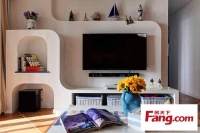 时下最美的小户型客厅电视墙装修 让爱家分外美丽