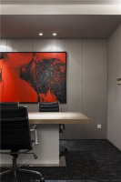 张力办公空间设计作品 上海飞视设计办公室