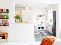 开阔多彩的北欧风格一居室 活泼温馨的家装氛围