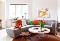 开阔多彩的北欧风格一居室 活泼温馨的家装氛围