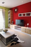 【现代简约风】  色彩碰撞的美家装修案例