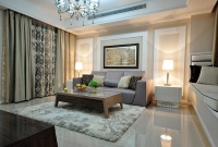 125平现代简约混搭 软包卡座飘窗和主卧设计受好评