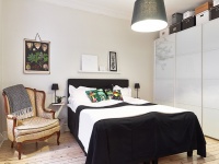 时尚明快黑白撞色小户型