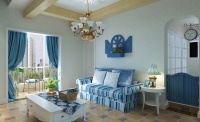 迷人柔和的地中海风格 海天一色温馨舒适