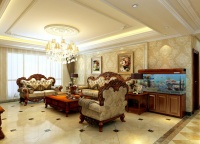 200㎡欧式别墅 空间色彩与家具颜色这样搭