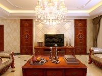 200㎡欧式别墅 空间色彩与家具颜色这样搭