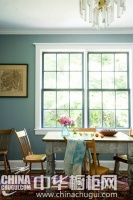 清新优雅小别墅 田园风橱柜带来敞亮的幸福感