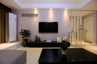 95平纯色简约风格家装 彰显知性品味