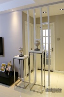 95平纯色简约风格家装 彰显知性品味