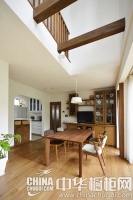 120㎡孵化情感的暖房 半开放式厨房橱柜样板设计